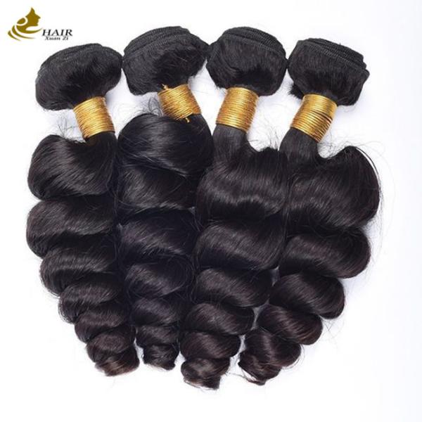 Hair Grade 10A Virgin Human Hair Weft Loose Wave Style Can Be Dyed