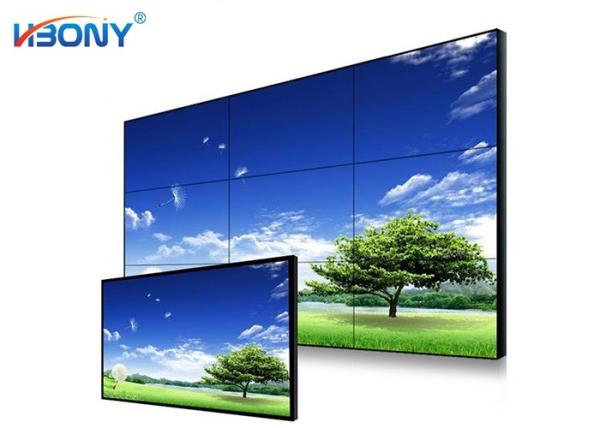 3.5mm Narrow Bezel LCD Video Wall 500 Nits Brightness Low Maintenance Long Service Life