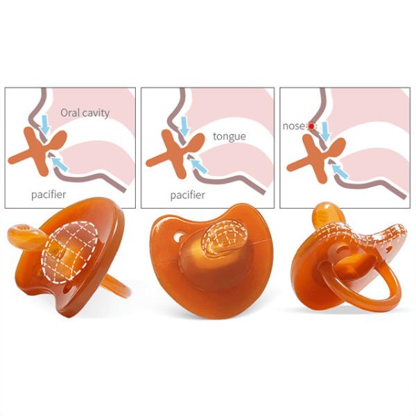 Baby Food Grade Silicone Daily And Night Pacifier Super Soft Liquid Silicone Mother Baby Pacifier