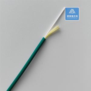 Simplex Indoor Outdoor Single Mode Fiber Optical Cable 3.0mm Green