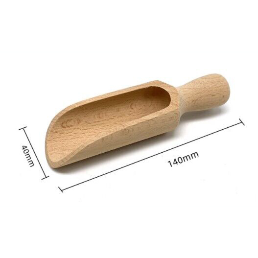 Herramienta de cocina de madera pequeña pequeña mini cucharita de sal de azúcar cucharita de café