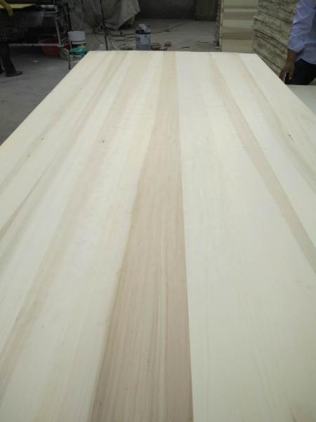 Natural Texture Solid Wood Furniture Poplar Paulownia Pine Plank Edge Glued Board