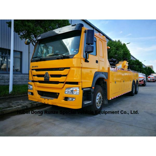 HOWO 50 Ton Heavy Duty Rotator Wreckers Tow Truck With 360 Degree Rotation