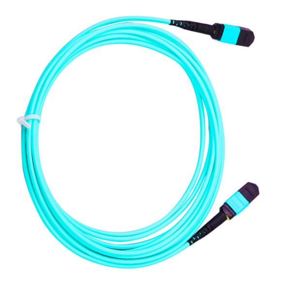 3.0mm Fiber Optic Cable Accessories , 5M Length MPO MTP Optical Patch Cord