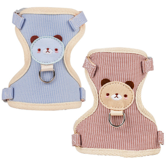 Adjustable Reflective Breathable Cat Harness Belt For Small Medium Large Kitten