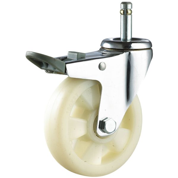 New Thread Stem PP Casters – Light Duty Furniture Caster Wheel