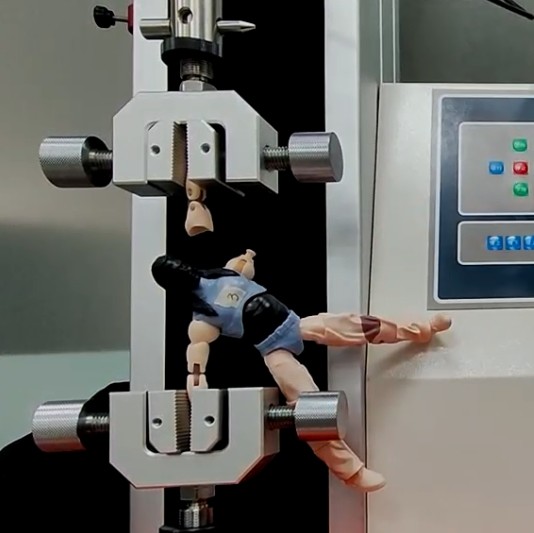 Tensile Strength Testing Machine Equipment For Doll Toy Max Load 2kn UTM Computer Control 0.5 Grade Accuracy