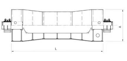 Морской стальной кормовой ролик для корабля шлюпки гужа буксируя оборудование