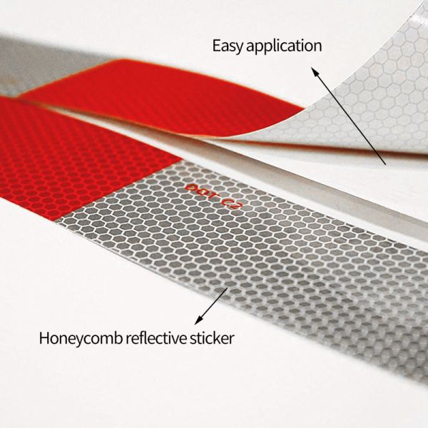 DOT-C2 Reflective Adhesive Tape with Glass Bead Technology for Vehicle Safety