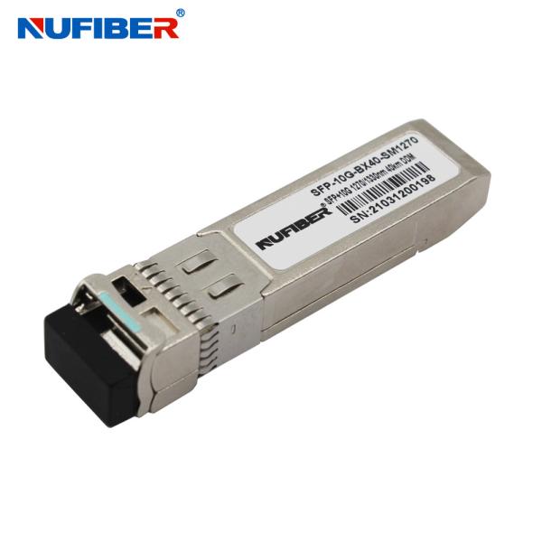 WDM Transceiver 10Gbps LC SFP Module BIDI 1270 / 1330nm 40km DDM
