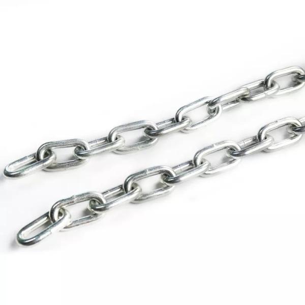 Aço inoxidável de bom desempenho Soldado Galvanizado Link Chain para transportador