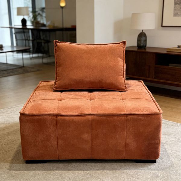 Modern Lazy Home Compressed Sofa Single Fabric Sponge Compressed Sofa Modern