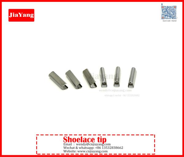 Jiayang matte green paitning color metal tips for shoelace