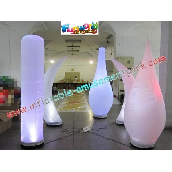 党のための膨脹可能な照明装飾の柱/きばを変える導かれた色