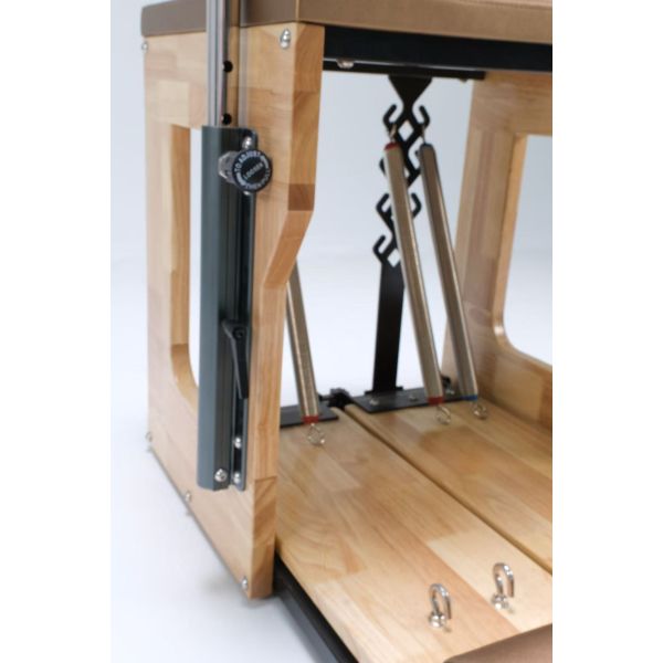 Solid Wood Wooden Pilates Equipment Pilates Stability Chair U+XM004SM With 2.8cm Thick