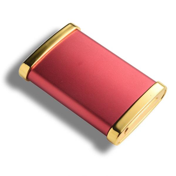 Cinzeiro 90*135mm de aço inoxidável antiferrugem cor-de-rosa do metal do cinzeiro com tampa