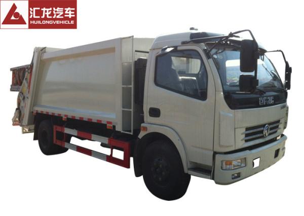 5CBM Waste Garbage Truck , Easy Operation Refuse Collection Truck Environment Friendly