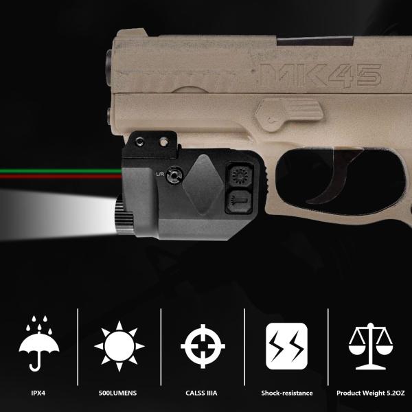 Shotgun Laser Sight 500 Lumens 520nm / 650nmRed Green Laser Sights Beams