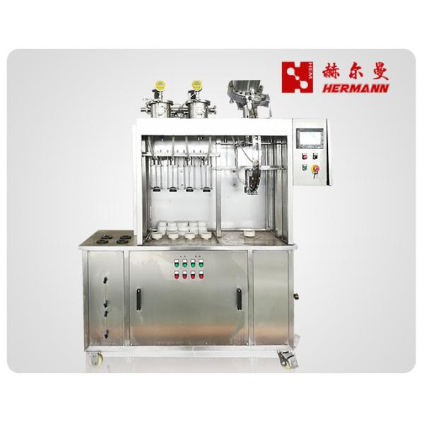 4-4-1 Beverage Bottling Equipment , Glass Bottle Filler SUS304 Body Material