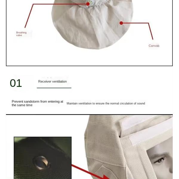 Шлифовальная шапка промышленная пылевая полировка краски холст пылевая шапка всеобъемлющая крышка защитная крышка защита труда