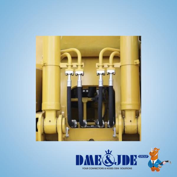 ISO 18752 4CS Exceed Hydraulic OEM Hoses Anti Abrasive Oils Resistant