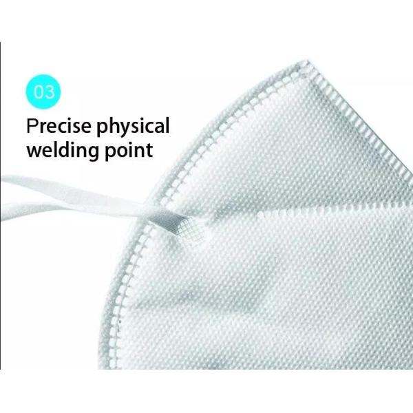 KN95 White 4 Layers Protection Disposable Earloop Face Mask Civilian Grade