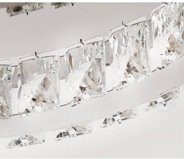 Mayorista Luz de lujo Cristal Ventilador de techo Luz Nórdico Silencioso Oculto Ventilador de techo Con luz