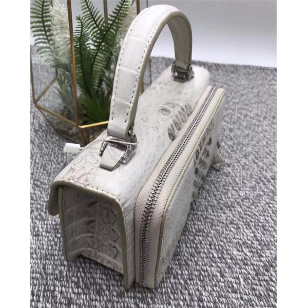 Fashion Genuine Crocodile Leather Women Small Mini Handbag Lady Purse Authentic Alligator Skin Female Cross Shoulder Bag