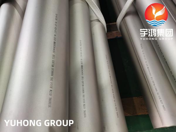 ASME SB514 Incoloy 800H Tubos de solda de ligas de níquel-ferro-cromo de aço para serviço corrosivo geral