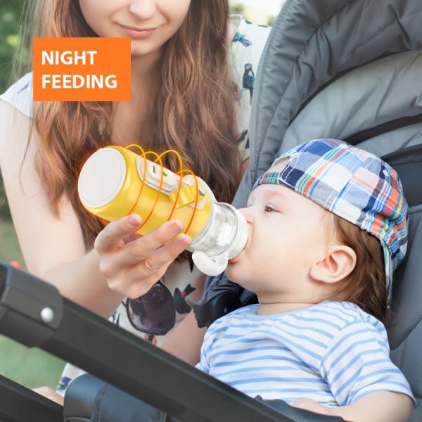 Customized logo USB Portable Travel outdoor PPSU feeding  baby  warmer bottle gift set Anti-Colic 240ml Formula Maker