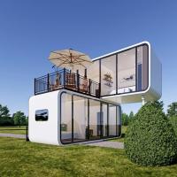 2024 Venta caliente Apple Cabin Contenedor móvil Casa para cafetería Oficina Mini Pods Hotel Usar casas prefabricadas flexibles hechas a medida