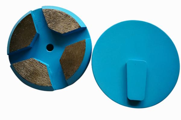 3 Inch Concrete Diamond Floor Pads Metal Bond Diamond Grinding Disc For Terrco Machines