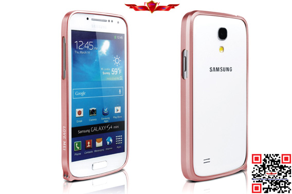 Fashion Design Ultra Thin 0.7MM Aluminum Bumper For Samsung Galaxy S4 Mini Multi Color