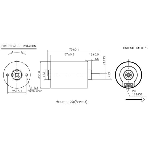 BLDC 3657 Brushless Motors With Reduction Gearbox For Medical And Industry Apparatus