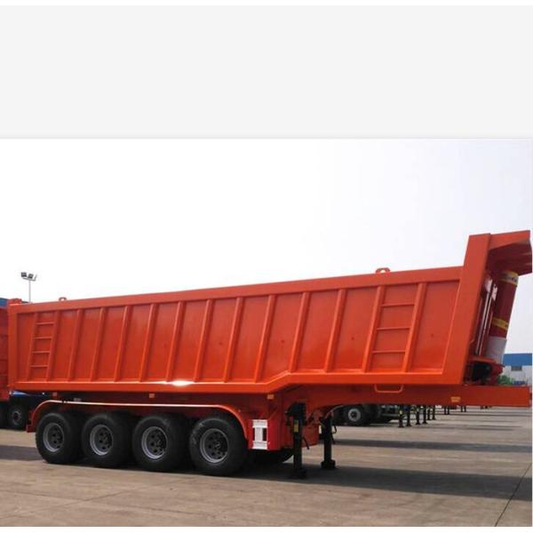Sinotruk 3 axles 4 axles 40 cbm 60 tons tipper rear end dump car transport semi truck trailer with cargo truck body