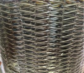 316L transporte de aço inoxidável Flex Belt Chain Link Mesh liso