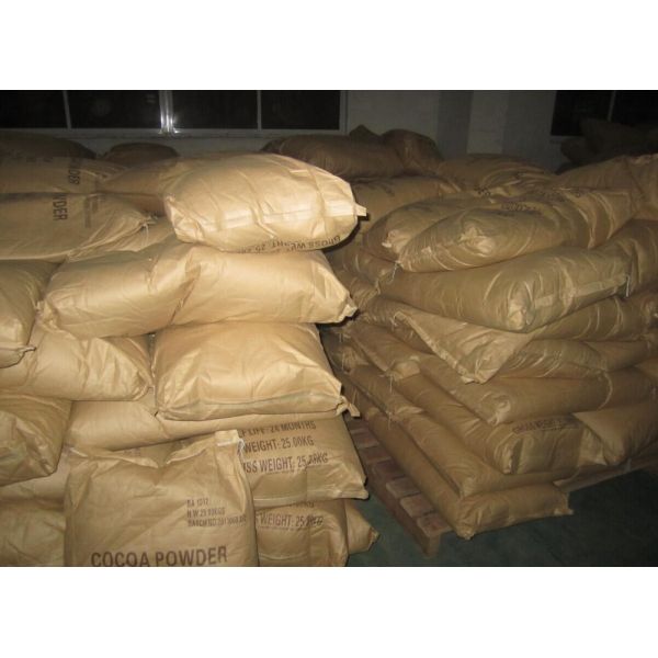 Alkalized Cocoa Powder Raw Cacao Ingredients for Food Grade Cocoa-Based Recipes Packaged in Bags