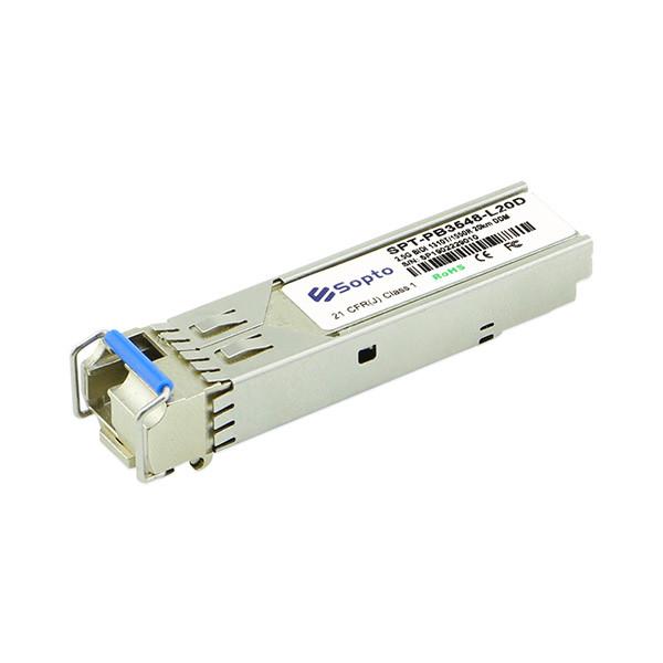 Simplex Fiber SFP Module , 2.5G BIDI SFP Fiber Transceiver ISO9001 Certificate
