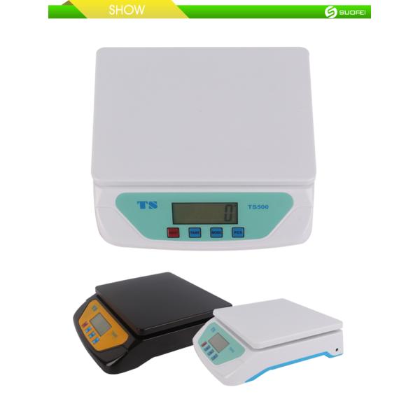 Tipo de batería AAA TS-500 Balanza de cocina digital de acero inoxidable 25 kg Mejor máquina de pesaje electrónico Medida precisa de 1 g