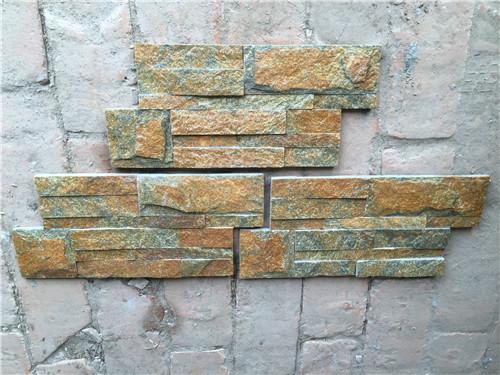 Heat Resistance Cultured Stone Panels With Cement or Concrete Backed