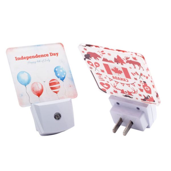 Acrylic LED Night Light Blanks Light Control Intelligent Sublimation Sensor Night Light For Home Decoration