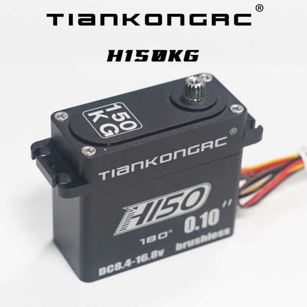 TIANKONGRC 150KG Full Metal High Torque Brushless Servo Motor For Industrial Automation And 1/6RC Off-Road Vehicle