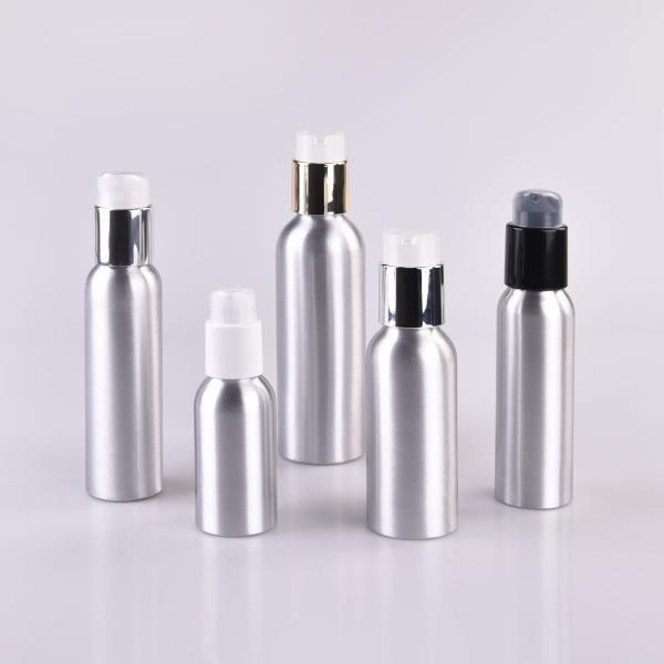 Серебряные голубые алюминиевые косметические бутылки вызывают брызги 0.6mm толстое ISO9001