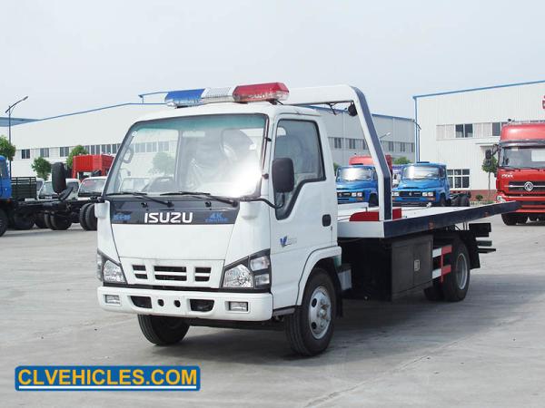 Heavy Weight Diesel ISUZU Tow Truck 4x2 130hp Heavy Duty Wrecker