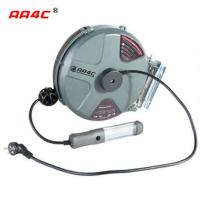 O plutônio retrátil automático Mesh Air Hose Reel Electric do carretel da mangueira flexível de AA4C combinou carretéis da mangueira com a lâmpada