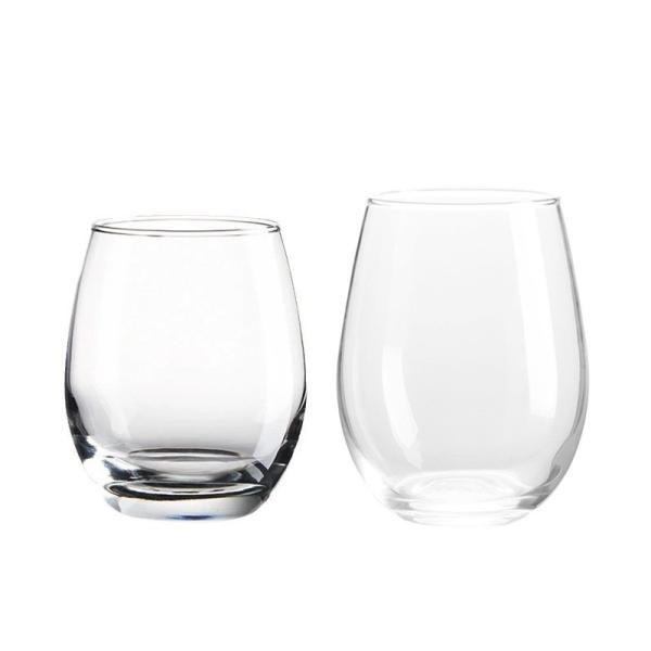Bulk Wholesale Crystal Glass Water Cups | B2B OEM Logo Customization,  | FDA Certified, Shatterproof
