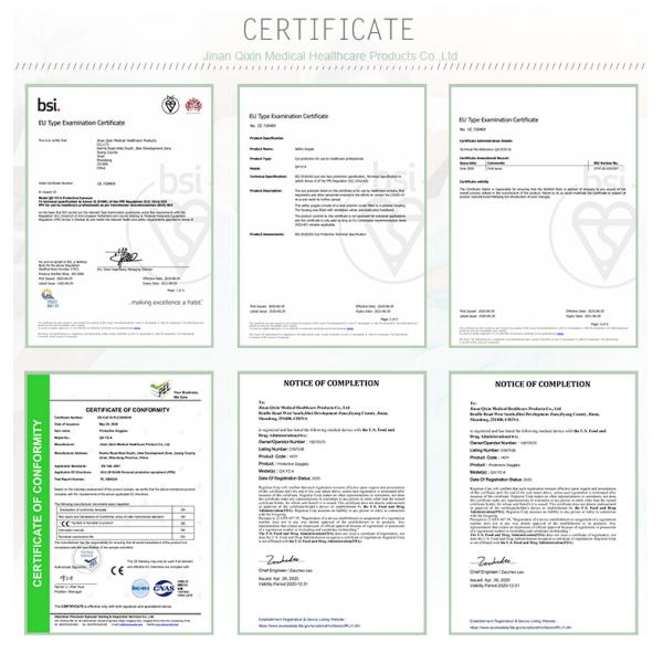 180x60x80mm Transparent Medical Eye Protection Goggles