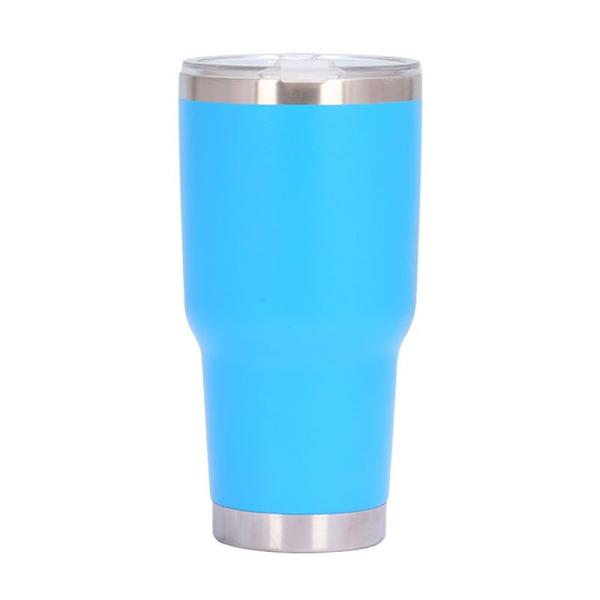 Unbreakable Eco Friendly BPA Free 30 Oz Vacuum Insulated Tumbler Skinny Double Wall Personalized Metal Tumblers Fits Most Cup Holders Rust Resistant