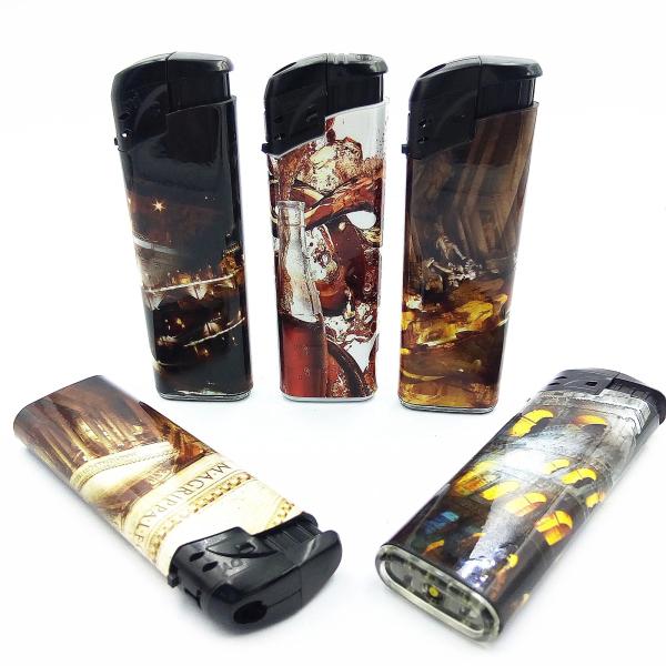Dongyi ISO9994 Plastic Electronic Cigarette Cheap New Style logo Customized Portable Lighter DY-068