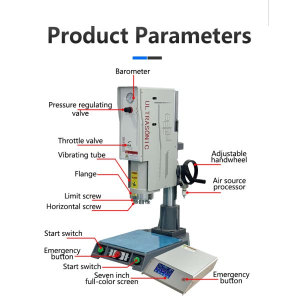 15K Benchtop Ultrasonic Plastic Welder Spot Welding Machine Accurate Control